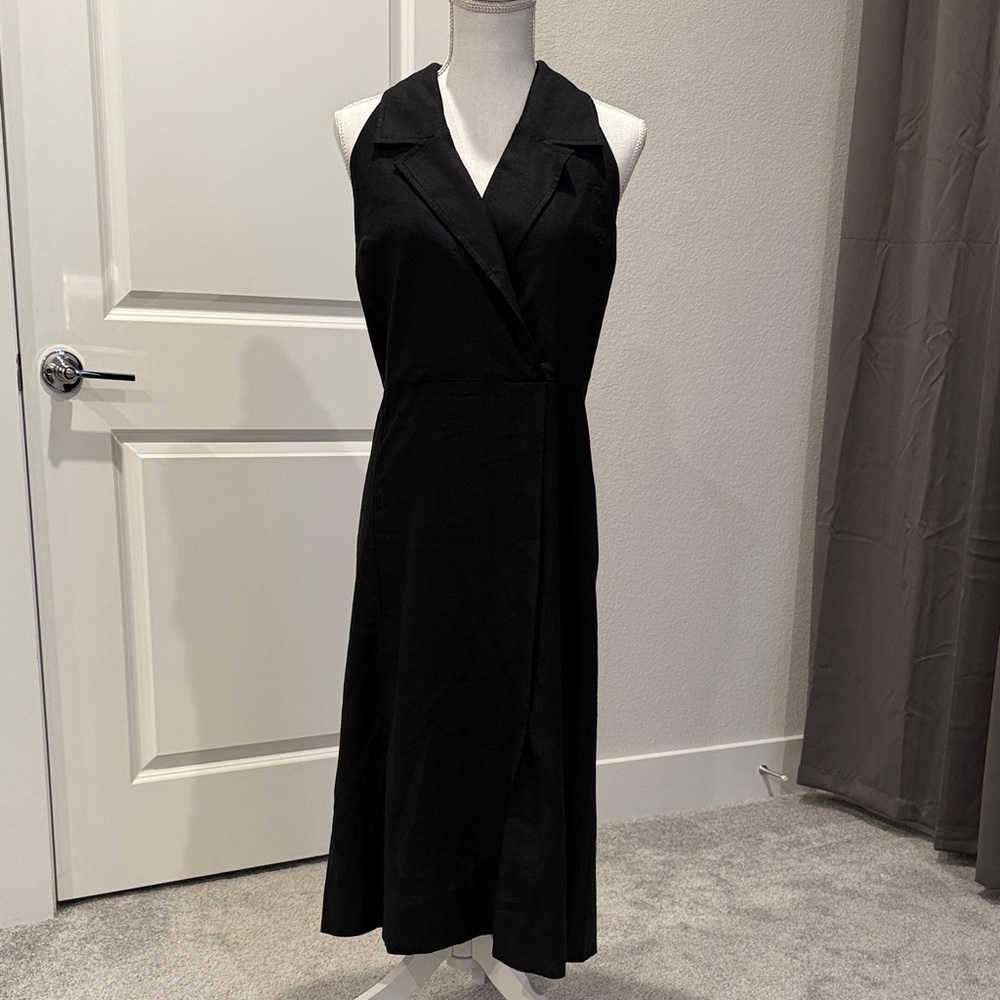 Banana Republic Black Midi Dress